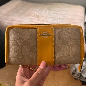 Yellow Coach Wallet